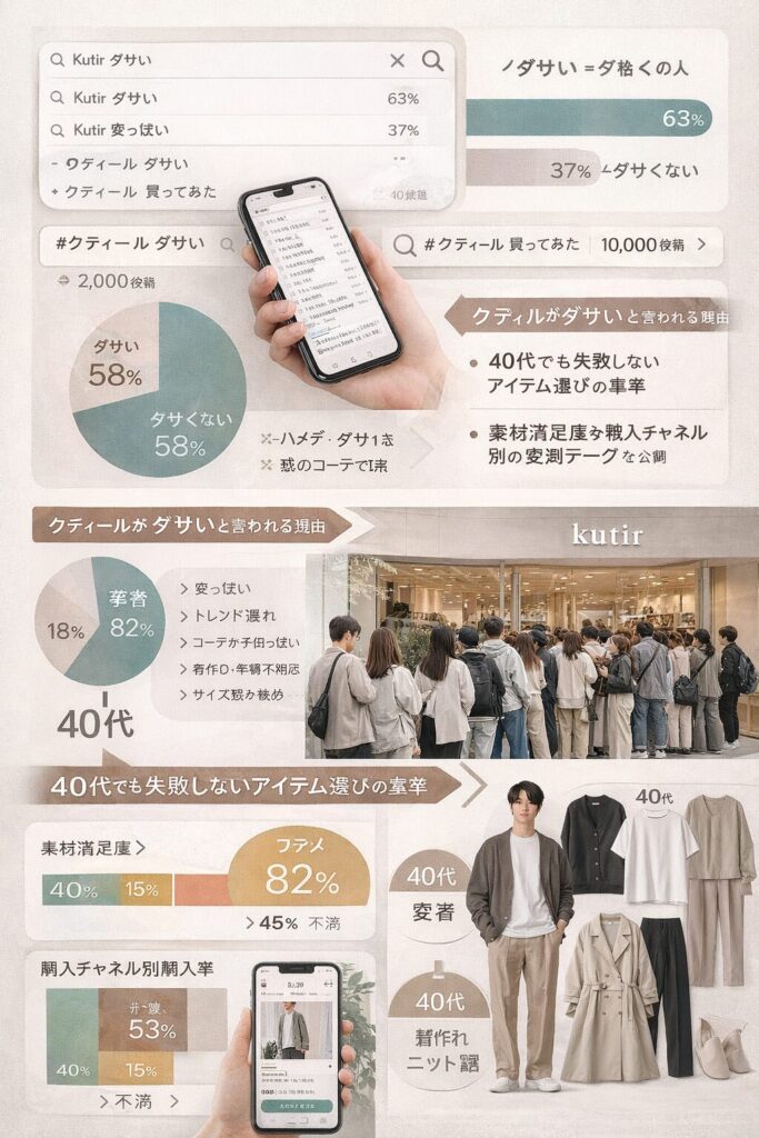 クティールブランドの評判分析