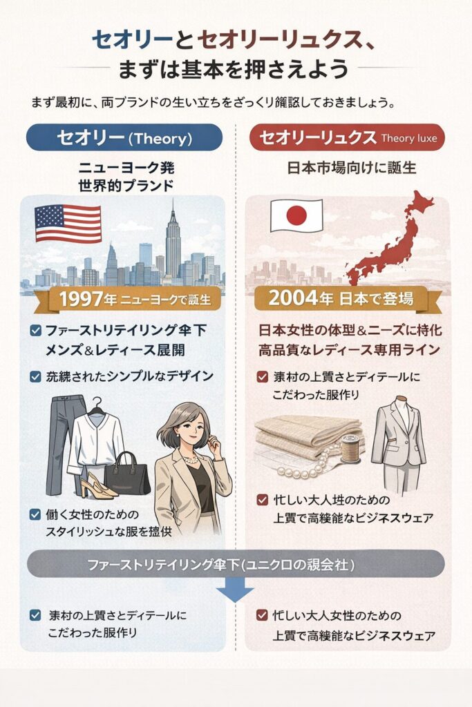 セオリーとセオリーリュクス、まずは基本を押さえよう