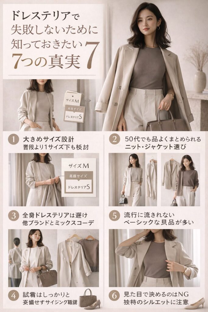 ドレステリアで失敗しないための7つのヒント