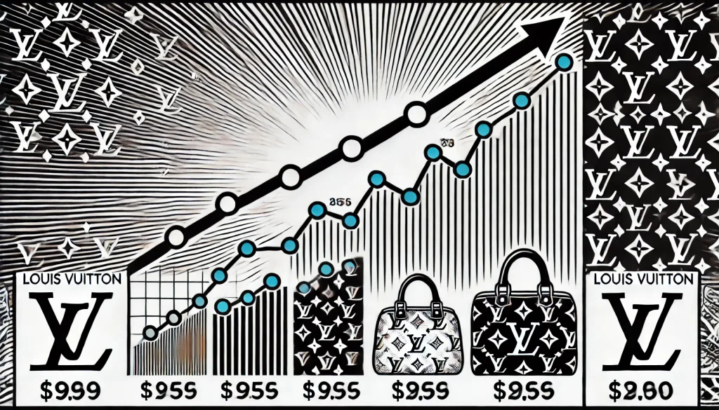 ヴィトンの代表的バッグの価格推移データ