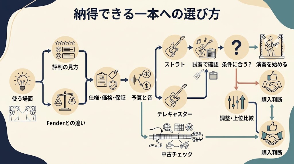 納得できる一本への選び方