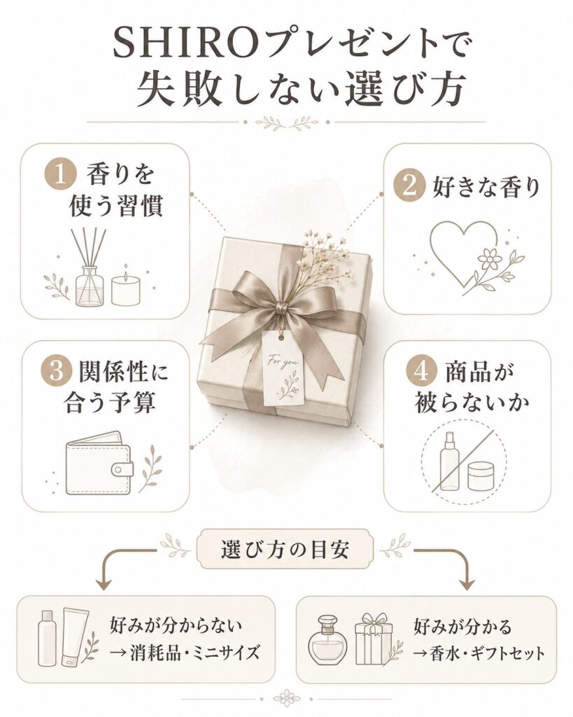 SHIROプレゼント選びガイド