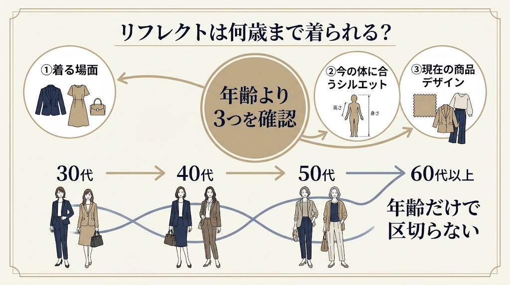 リフレクトは何歳まで着られる？