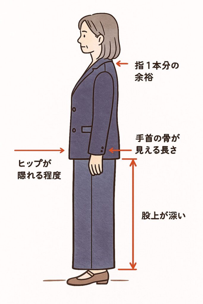 体型カバーの黄金ルール