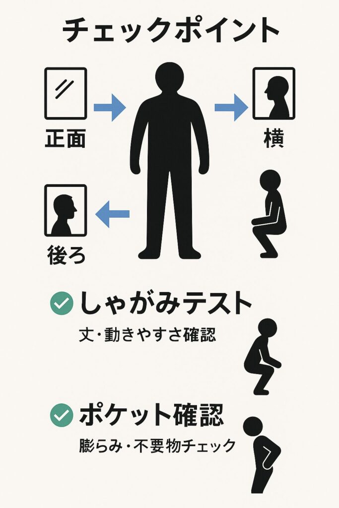 試着ルーティン