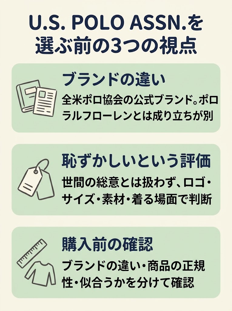 U.S. POLO ASSN.は恥ずかしい？