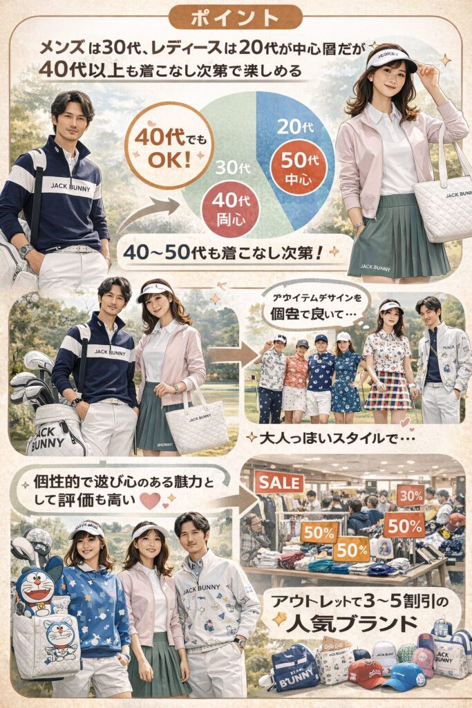 ジャックバニーの年齢層について、実際のユーザーデータや口コミ