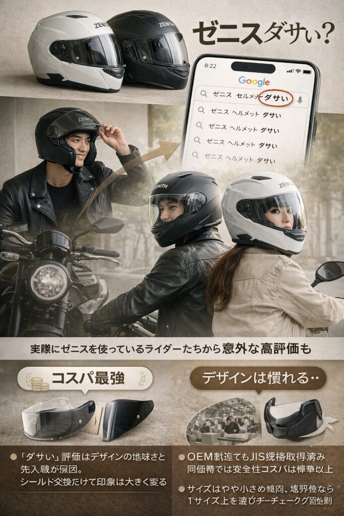 ゼニスヘルメットの真価説明