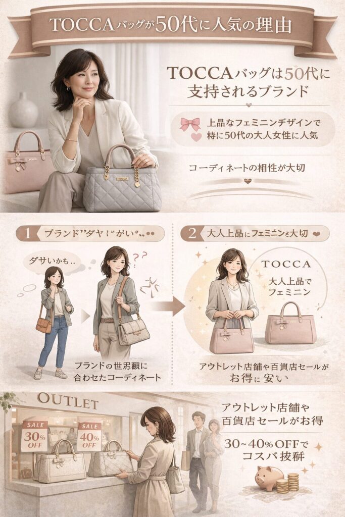 TOCCAバッグの魅力とセール情報