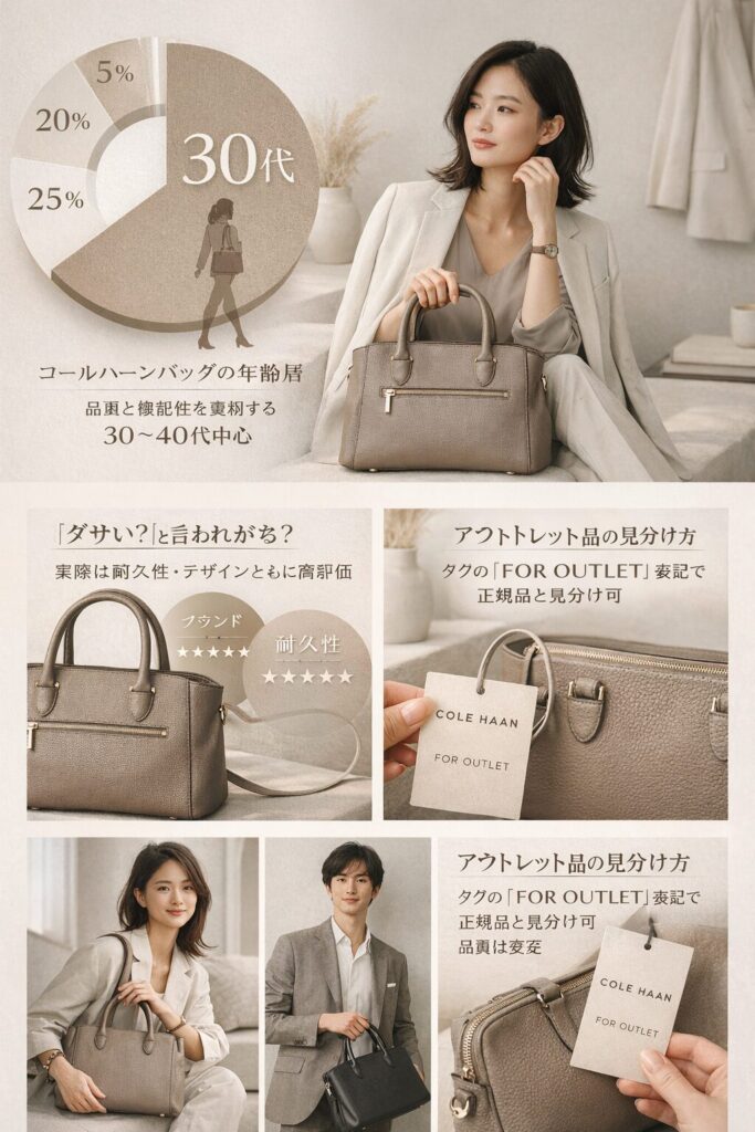 コールハーンバッグのターゲット層