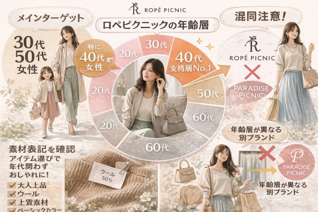 ロペピクニックの年齢層解析